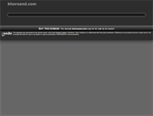 Tablet Screenshot of khorsand.com